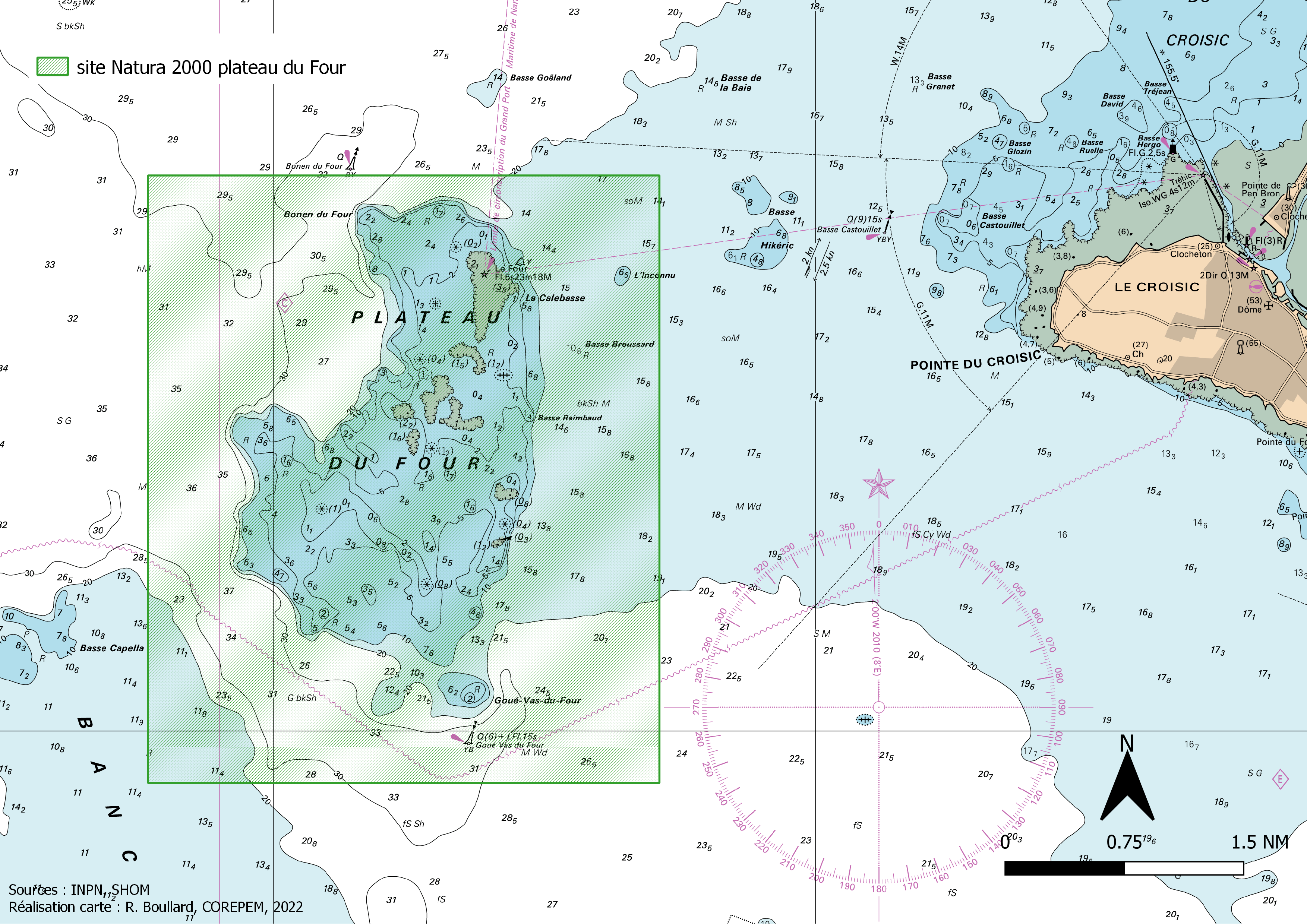 Localisation plateau du Four